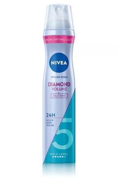 NIVEA Lakier do włosów dodający objętości i blasku DIAMOND VOLUME, 250 ml