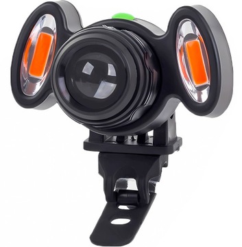 СВЕТОДИОДНАЯ ВЕЛОСИПЕДНАЯ ЛАМПА ОСВЕЩЕНИЕ ПЕРЕДНЯЯ ЛИНЗА ВЕЛОСИПЕДА