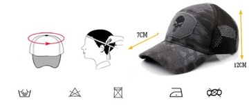 БЕЙСБОЛЬНАЯ КЕПКА МУЖСКАЯ С КАМУФЛЯЖНОЙ СЕТКОЙ