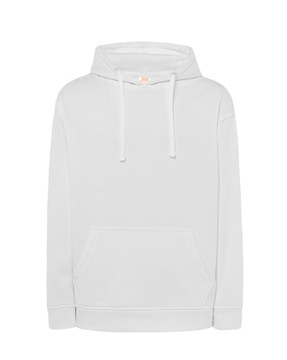 Bluza z Kapturem Męska biała Kieszeń Kangur 290g r.3XL