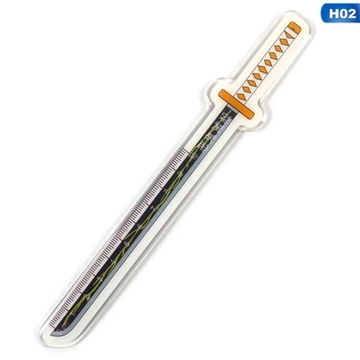 Styl H02 Rysunek linijki Anime Demon Slayer - DIY