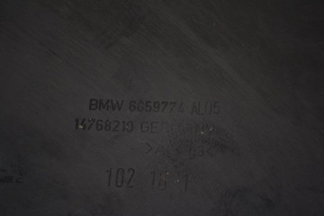 BMW I3 2018 ZADNÍ STRANA PRAVÁ HMOTA KUFRU DO KAROSÉRIE PICKUP