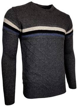 МУЖСКОЙ ШЕРСТЯНОЙ СВИТЕР _ W182 ОЧЕНЬ ТЕПЛЫЙ, XXL