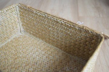 КОРЗИНА-КОРЗИНА КОНТЕЙНЕР С МОРСКОЙ ТРАВОЙ БЕЛЫЙ M