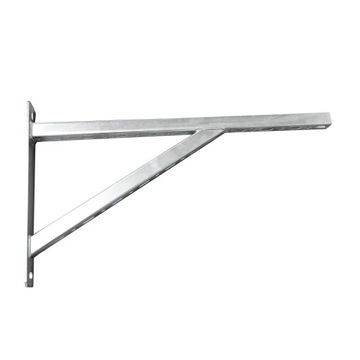 Настенный кронштейн консоли, перфорированный, 600 мм, оцинкованный