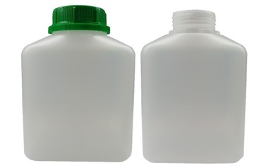 БЕЛАЯ ХИМИЧЕСКАЯ ПЛАСТИКОВАЯ БУТЫЛКА HDPE 500МЛ