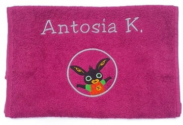 ДЕТСКОЕ ПОЛОТЕНЦЕ 30х50 С ВЫШИВКОЙ для детского сада С ВЕШАЛКОЙ разные дизайны