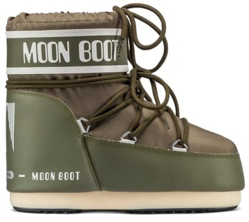 Ciepłe Śniegowce Moon Boot Icon Nylon Low Khaki 007 r. 39/41