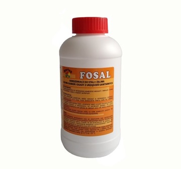 ФОСОЛ, СРЕДСТВО ДЛЯ УДАЛЕНИЯ Ржавчины ДЛЯ СТАЛИ И ЧУГУНА FOSAL 12 КГ