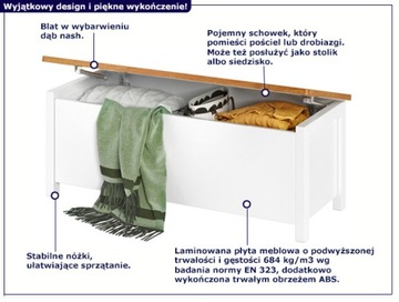 ЗАКРЫТАЯ КОРОБКА = БЕЛЫЙ СКАНДИНАВСКИЙ КОНТЕЙНЕР