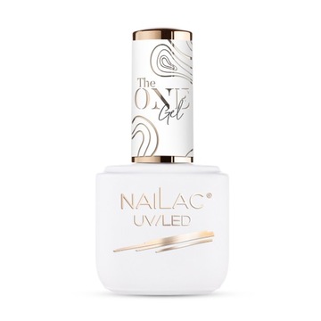 Żel do paznokci w butelce The One. Trwałość paznokci, filtr UV NaiLac 7ml