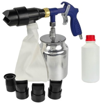 GEKO PIASKARKA PISTOLET DO PIASKOWANIA Z ODZYSKIEM 1L 1000G 200 L/min 1/4