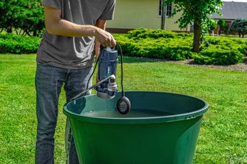 ПОГРУЖНОЙ НАСОС С ПОПЛАВКОМ И НАПРАВИТЕЛЕМ ДЛЯ ЧИСТОЙ ГРЯЗНОЙ ВОДЫ 250 л/мин