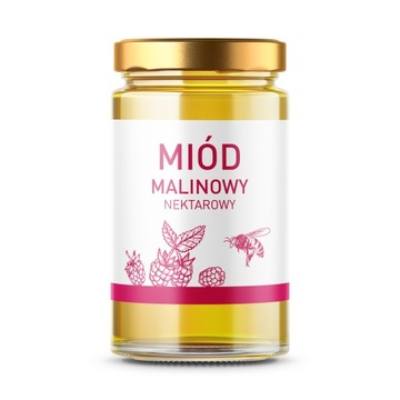 Etykiety na MIÓD MALINOWY - 100szt.