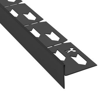 Откос для душа 120CM MAT BLACK Левый - REA