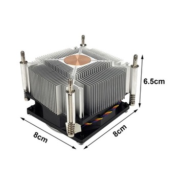 Radiator chłodzący procesor powietrzem 12 V DC Solidny 4-pinowy interfejs