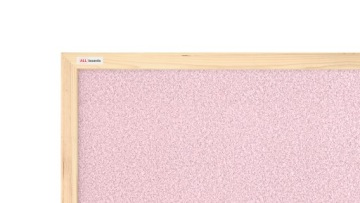 Пробковая доска, пробка пастельно-розового цвета, 90х60см.