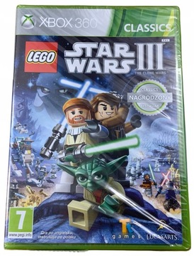 LEGO STAR WARS III CLONE WARS nowa Z PL XBOX 360