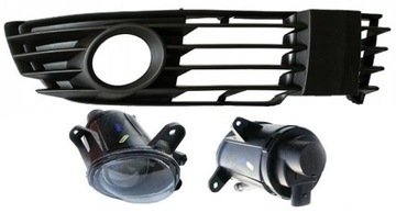 HALOGEN + MŘÍŽKA VW PASSAT (B5), 2000-2005 PRAVÝ