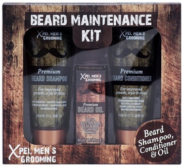 Xpel Mens Grooming do Brody szampon odżywka olejek