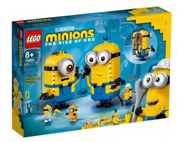 LEGO Minion Minionki z klocków i ich gniazdo 75551