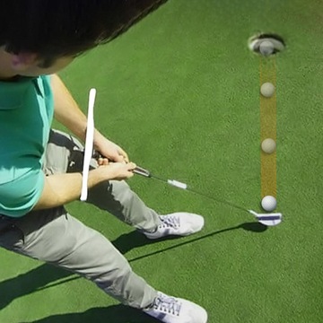 Портативное пособие по обучению игре в гольф для позиции гида, гид