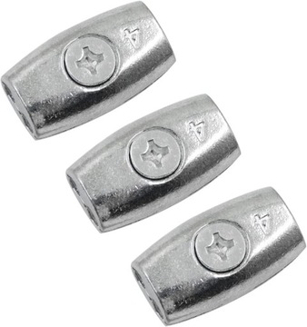 Зажим канатный для ковша, 4мм оцинкованный - 2 шт.