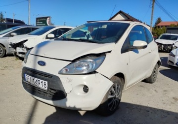 Ford Ka III 1.2 Duratec 69KM 2012 Ford KA 2012r, 1.2 Benzyna. Uszkodzony tyl i lekko lewy przod. Jezdzi., zdjęcie 1