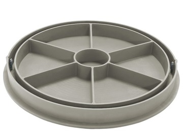 Крышка ПП для гладкой трубы Ø400, люк, крышка закрытого колодца А15