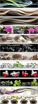 Закаленное стекло для кухни, стеклянная панель Lacobel.