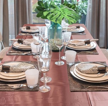 Скатерть из фольги РОЗОВОЕ ЗОЛОТО РОЗОВОЕ ЗОЛОТО 137X274см