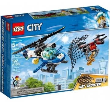 Klocki LEGO City Pościg policyjnym dronem 60207