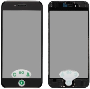 Szybka wyświetlacza ramka + OCA Iphone 8 Black