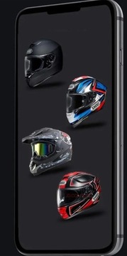 Крепление на шлем Держатель для шлема для камер GoPro 12, 11, 10, 9, 8, 7, 6, 5 MAX DJI