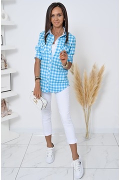 WIOSENNA CASUALOWA KOSZULA W KRATĘ VERA! WZ.3 XXL