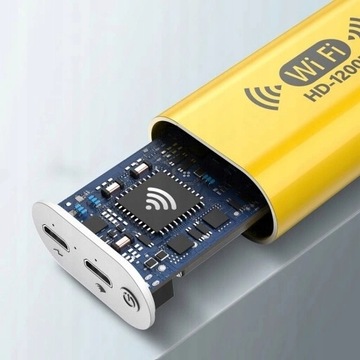 ЭНДОСКОП WIFI ИНСПЕКЦИОННАЯ КАМЕРА USB FHD 1200p 8 мм