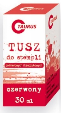 TUSZ DO STEMLI PIECZĄTEK 30ML CZERWONY