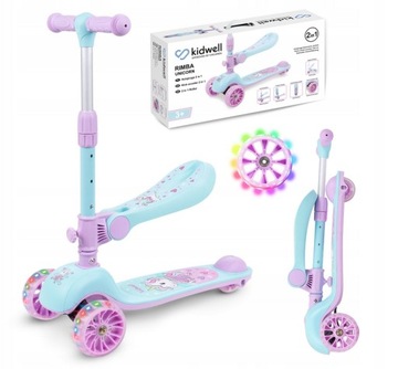 Hulajnoga balansowa 2w1 Kidwell RIMBA Jeździk LED