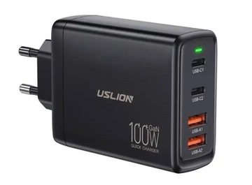SZYBKA ŁADOWARKA KOSTKA DO ŁADOWANIA TELEFONU PD 100W USB C 4 PORTY