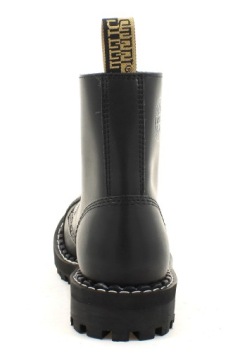 СТАЛЬНЫЕ ЧЕРНЫЕ БОТИНКИ С 8 ОТВЕРСТИЯМИ 113-114/O/B размер 42