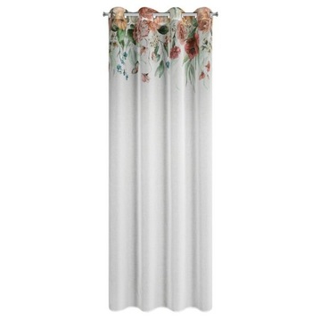 ГОТОВАЯ ШТОРА РИЗА 140 Х 250 СМ БЕЛАЯ