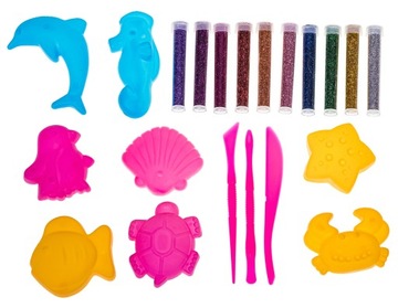 БОЛЬШОЙ НАБОР SLIME ДЛЯ ИЗГОТОВЛЕНИЯ ПЛАСТИКОВОГО СЛАЙМА + АКСЕССУАРЫ XXL