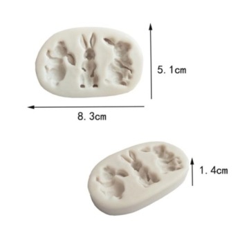 Силиконовая форма zając zajączka bunny