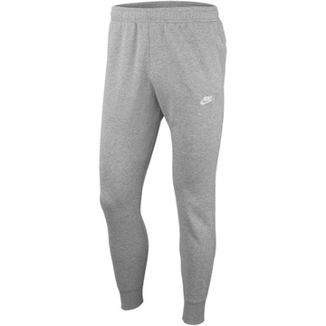 Spodnie męskie nike nsw club jogger ft szare bv2679 063 L