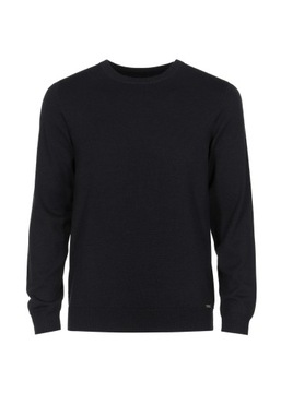 OCHNIK Czarny wełniany sweter męski SWEMT-0139-99 XL