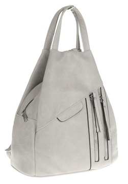 Damska Elegancka Torebka plecak 8451 Grey