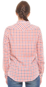 WRANGLER koszula pink WESTERN CHECK SHIRT S