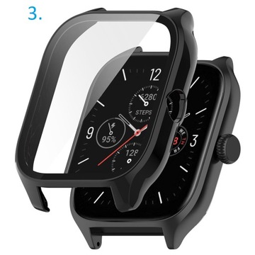 Чехол со встроенным стеклом для Xiaomi Amazfit GTS 4 CASE | ЦВЕТА