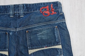 TOMMY HILFIGER RITCH JEANSY spodnie męskie granatowe PREMIUM 36/32 pas 92