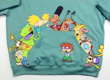 Bluza męska z kapturem Nickelodeon Mix Postaci Bajki r L kieszeń nadruk $46